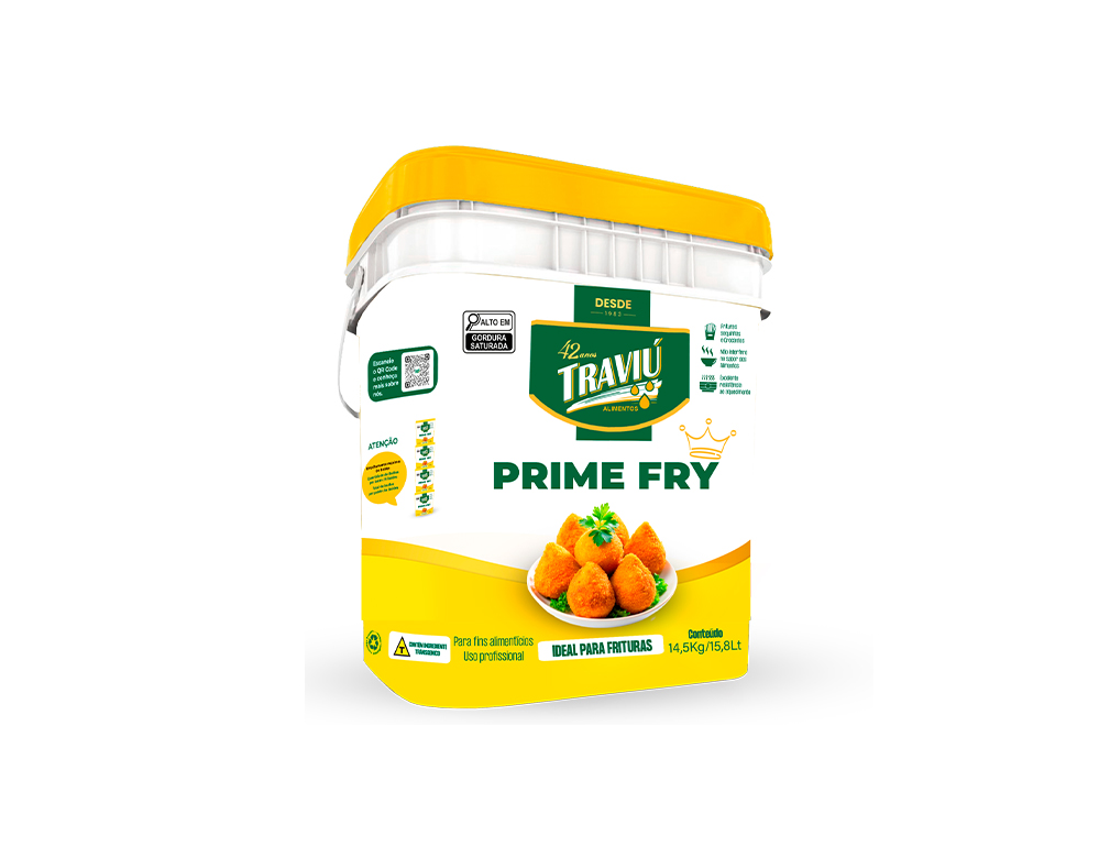 ÓLEO VEGETAL PARA FRITURA PRIME FRY TRAVIÚ (BD 15,8 L)